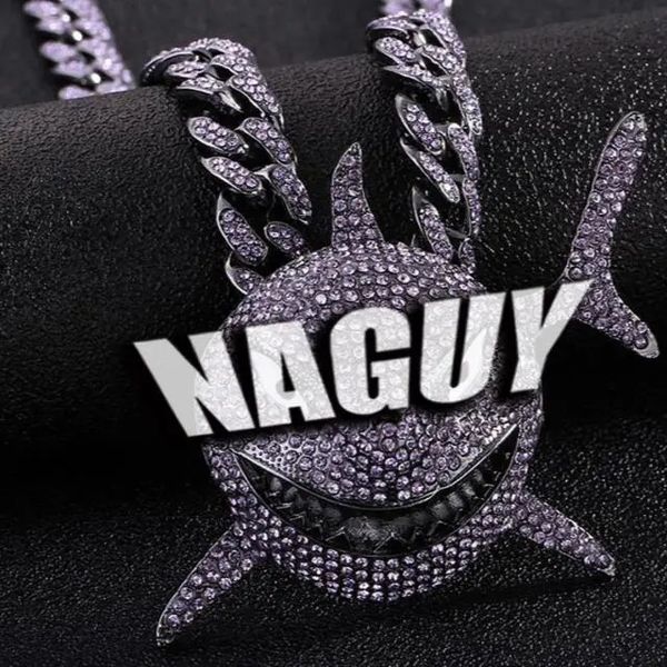 2021 Hip Hop Bling Fashion Ice Shark Jewelry Pendant Chain Necklace Men's Personality Domineering Cuban Chains, Silver
2021 Hip Hop Bling Fashion Ice Shark Jewelry Pendant Chain Necklace Men's Personality Domineering Cuban Chains, Silver