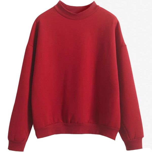 women's hoodies & sweatshirts women kintted autumn simple casual sweatshirt o-ncek pullovers spring long sleeve loose solid outwear si, Black
women's hoodies & sweatshirts women kintted autumn simple casual sweatshirt o-ncek pullovers spring long sleeve loose solid outwear si, Black