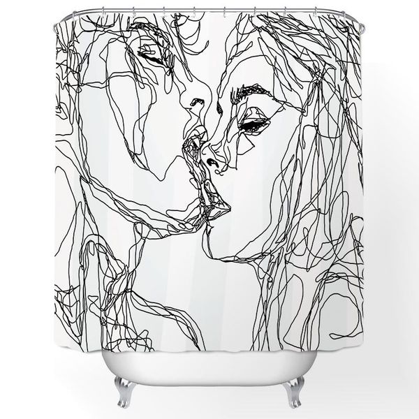 shower curtains minimalist line pattern curtain bathroom decoration waterproof couple kissing home decor
shower curtains minimalist line pattern curtain bathroom decoration waterproof couple kissing home decor