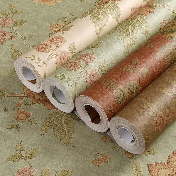 wallpapers home decro retro wallpaper 0.53*10m flower stickers non-woven bedroom room tv background wall wallcovering
wallpapers home decro retro wallpaper 0.53*10m flower stickers non-woven bedroom room tv background wall wallcovering