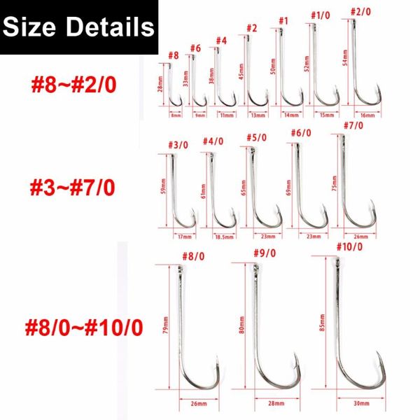 fishing hooks 100pcs long shank beak hook ocs rig making various size 6 4 2 1 1/0 2/0 3/0 4/0 5/0 6/0 7/0 8/0 9/010/0
fishing hooks 100pcs long shank beak hook ocs rig making various size 6 4 2 1 1/0 2/0 3/0 4/0 5/0 6/0 7/0 8/0 9/010/0