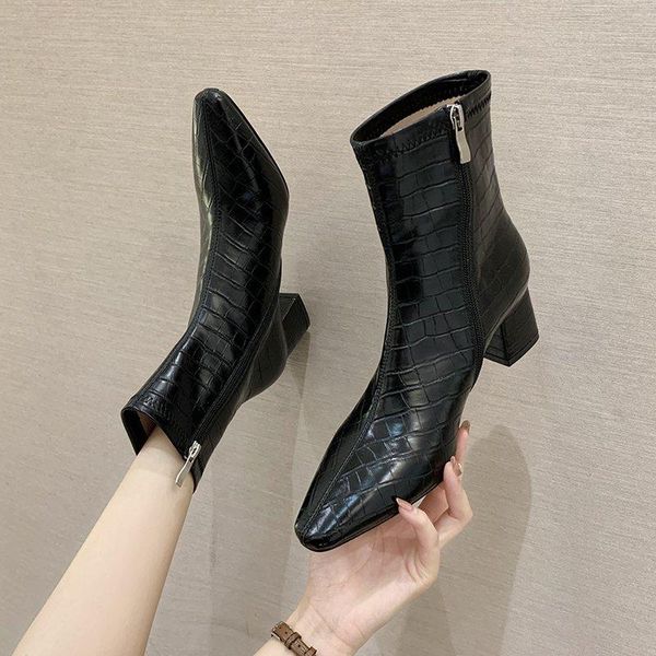 boots snakeskin texture short women black beige ankle thick heel shoes winter fashion booties 2021
boots snakeskin texture short women black beige ankle thick heel shoes winter fashion booties 2021