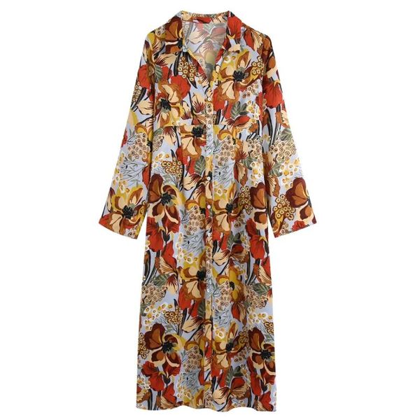 casual dresses women vintage flower print shirt dress female long sleeve clothes lady loose vestido d8660, Black;gray
casual dresses women vintage flower print shirt dress female long sleeve clothes lady loose vestido d8660, Black;gray