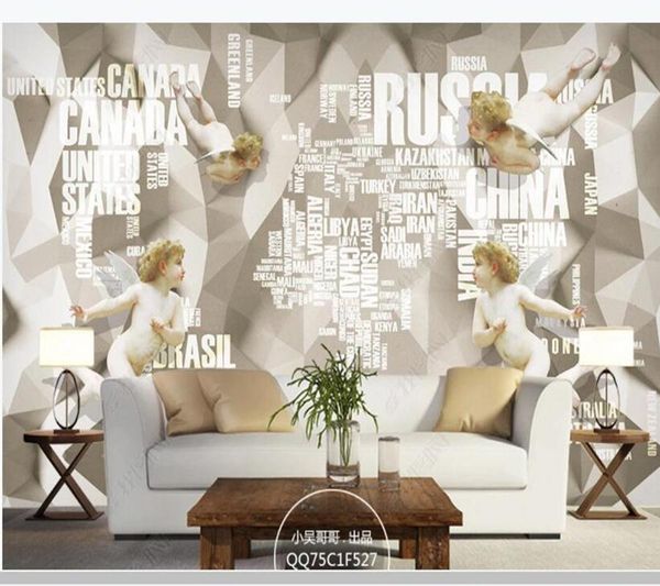 papel de parede angels geometric 3d stereo map letters wallpaper mural,living room tv wall bedroom papers home decor wallpapers
papel de parede angels geometric 3d stereo map letters wallpaper mural,living room tv wall bedroom papers home decor wallpapers