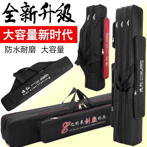 fishing accessories bag tackle rod waterproof multifunctional sea portable double layer
fishing accessories bag tackle rod waterproof multifunctional sea portable double layer