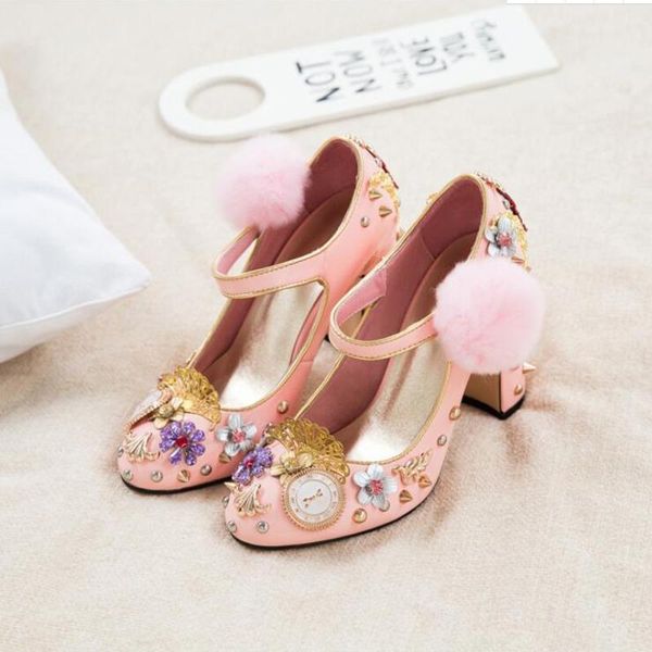 spring autumn mirrored patent leather round head handmade rivets mary jane shoes retro thick high single female large size dress, Black
spring autumn mirrored patent leather round head handmade rivets mary jane shoes retro thick high single female large size dress, Black
