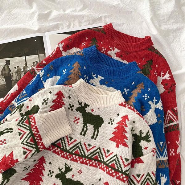 autumn winter christmas trees knitted sweaters women long sleeve 3 colors o-neck pullovers elk snowflake warm clothing women's, White;black
autumn winter christmas trees knitted sweaters women long sleeve 3 colors o-neck pullovers elk snowflake warm clothing women's, White;black