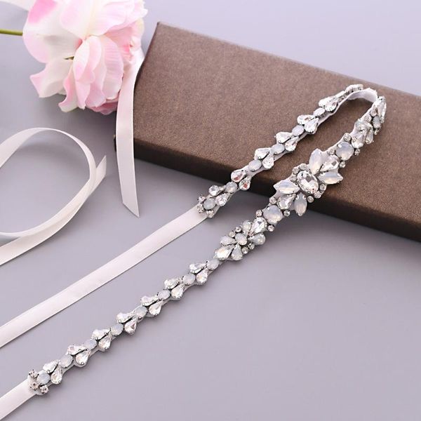 wedding sashes ueen s384g dress sash sparkly belt opal jeweled satin high end bridal bride dresses decoration, White
wedding sashes ueen s384g dress sash sparkly belt opal jeweled satin high end bridal bride dresses decoration, White