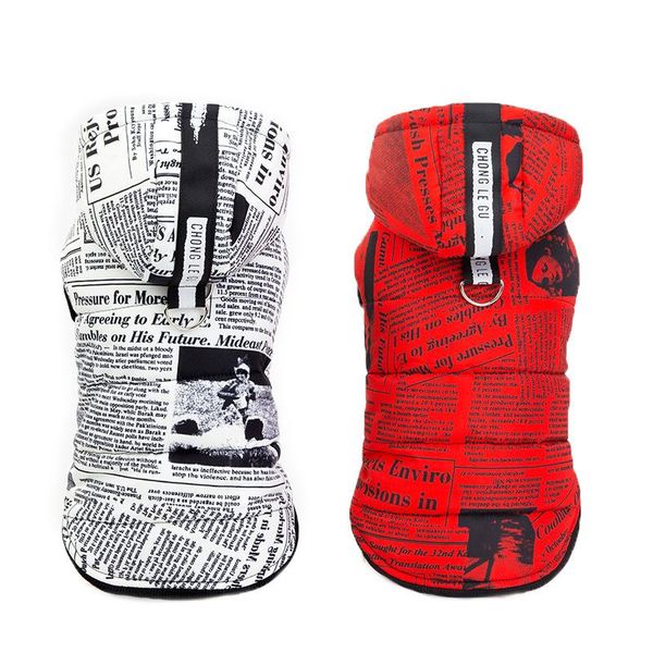 dog apparel warm pet coat clothes spaper pattern puppy cat jacket for small dogs hooded pad-vest winter pug chihuahua 634
dog apparel warm pet coat clothes spaper pattern puppy cat jacket for small dogs hooded pad-vest winter pug chihuahua 634