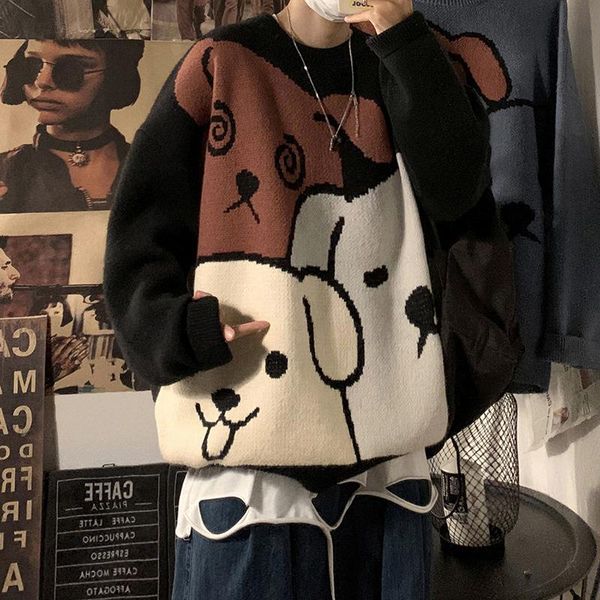 men's vests sweater men 's korean-style ins fashion brand autumn and winter 2021 hong kong style knitwear student loose lazy, Black;white
men's vests sweater men 's korean-style ins fashion brand autumn and winter 2021 hong kong style knitwear student loose lazy, Black;white