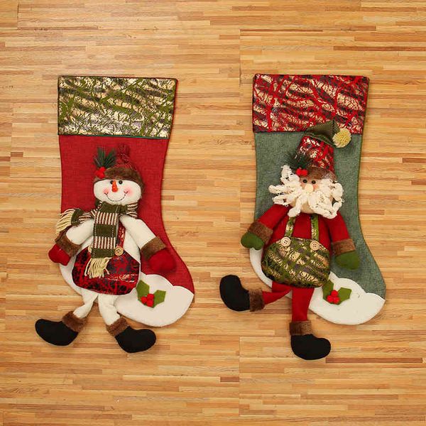 christmas decoration pendant large stockings gift bag old man snowman creative candy socks
christmas decoration pendant large stockings gift bag old man snowman creative candy socks