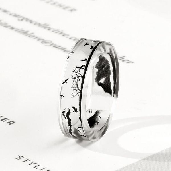 cluster rings personality ring castle landscape trees resin black and white small fresh men women handmade jewelry, Golden;silver
cluster rings personality ring castle landscape trees resin black and white small fresh men women handmade jewelry, Golden;silver