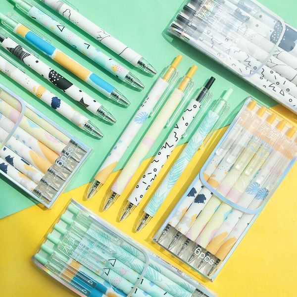 gel pens sharkbang arrival 6pcs/pack 0.5mm kawaii sakura black ink press portable pen refillable ballpoint school stationery
gel pens sharkbang arrival 6pcs/pack 0.5mm kawaii sakura black ink press portable pen refillable ballpoint school stationery