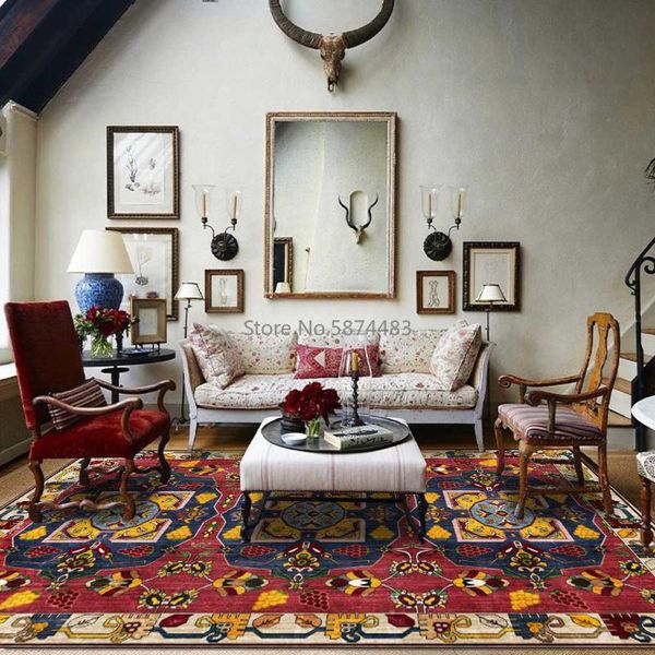 retro ethnic floral geometric golden red living room bedroom bedside carpet floor mat carpets
retro ethnic floral geometric golden red living room bedroom bedside carpet floor mat carpets