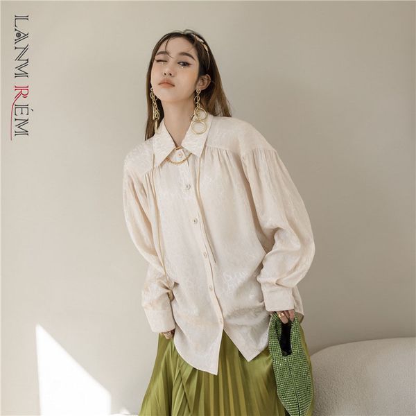 women apricot printed large size blouse lapel long sleeve loose shirt fashion tide spring autumn 2e1032 210507, White
women apricot printed large size blouse lapel long sleeve loose shirt fashion tide spring autumn 2e1032 210507, White