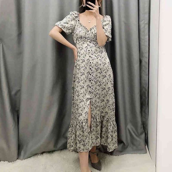 white casual midi dress summer women floral print dress holiday boho beach dress vestidos button slit sundress 210415, Black;gray
white casual midi dress summer women floral print dress holiday boho beach dress vestidos button slit sundress 210415, Black;gray