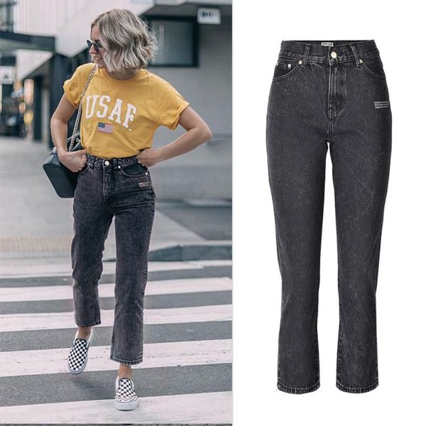 women's jeans 2021 fashion women casual loose straight high waist ladies wash denim pants female ankle length streetwear, Blue
women's jeans 2021 fashion women casual loose straight high waist ladies wash denim pants female ankle length streetwear, Blue