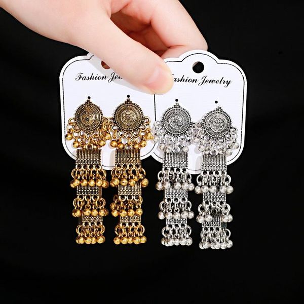 dangle & chandelier 2021 sliver color boho vintage ethnic oxidized long bells hanging earrings afghan women's jhumka gypsy jewelry, Silver
dangle & chandelier 2021 sliver color boho vintage ethnic oxidized long bells hanging earrings afghan women's jhumka gypsy jewelry, Silver
