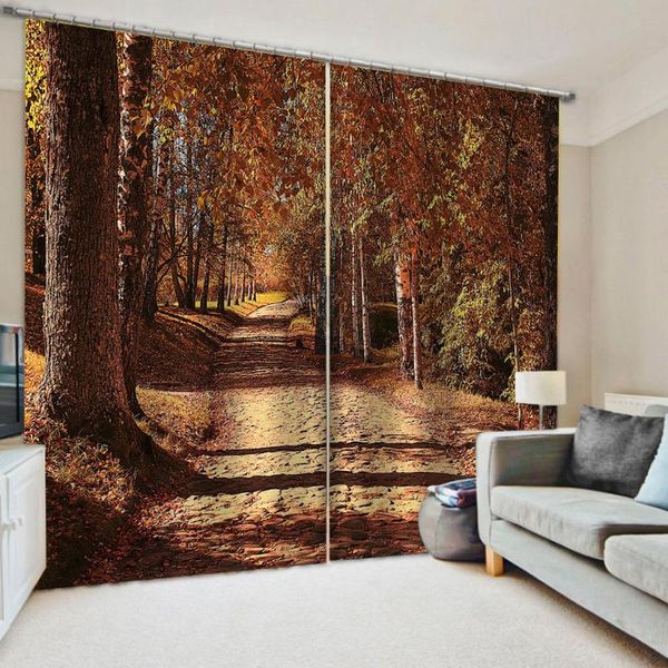 luxury blackout 3d window curtain for living room forest curtains bedroom & drapes 
luxury blackout 3d window curtain for living room forest curtains bedroom & drapes