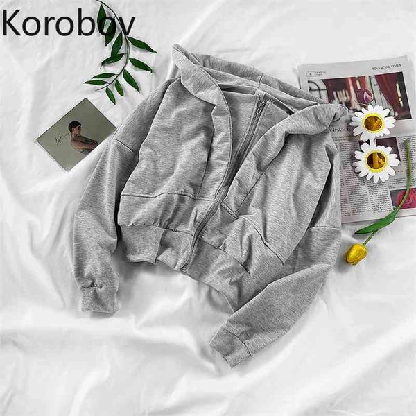 korobov vintage harajuku women coats women long sleeve preppy style streetwear jackets ulzzang hooded jacket 210430, Black;brown
korobov vintage harajuku women coats women long sleeve preppy style streetwear jackets ulzzang hooded jacket 210430, Black;brown
