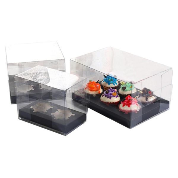 3pcs muffin cup containers with insert transparent cupcake box bakery packaging case for home dessert shop (black) gift wrap
3pcs muffin cup containers with insert transparent cupcake box bakery packaging case for home dessert shop (black) gift wrap