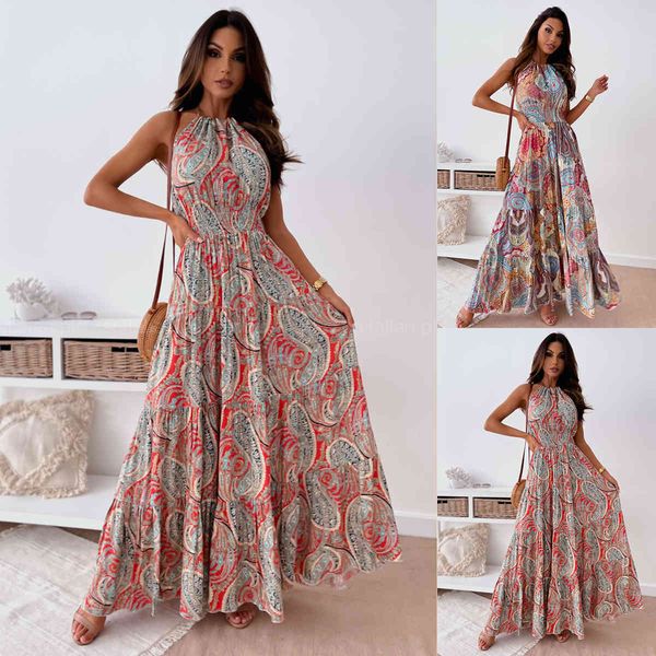 women's clothing dresses 2021 summer dress floral back skirt bohemian long, Black;gray
women's clothing dresses 2021 summer dress floral back skirt bohemian long, Black;gray