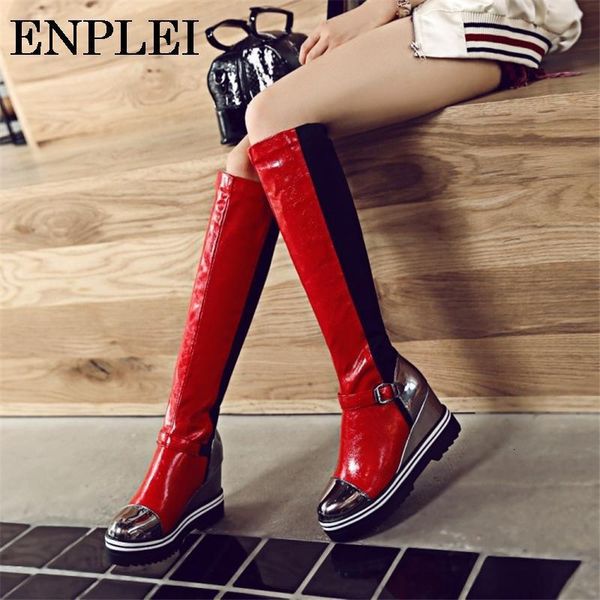 enplei knee women platform high boots ladie fashion height heel wedge boot casual shoes female size 34-43 e92a, Black
enplei knee women platform high boots ladie fashion height heel wedge boot casual shoes female size 34-43 e92a, Black