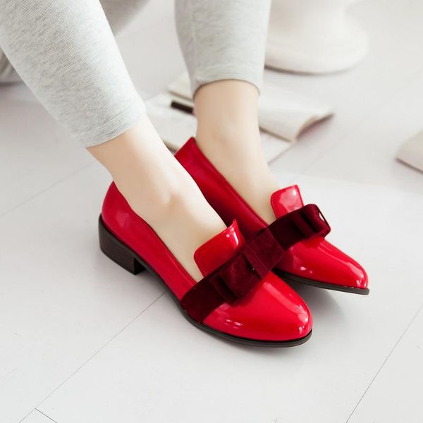 single shoes 40-43 big round head middle heel thick shallow mouth sleeve foot korean bow women's dress, Black
single shoes 40-43 big round head middle heel thick shallow mouth sleeve foot korean bow women's dress, Black