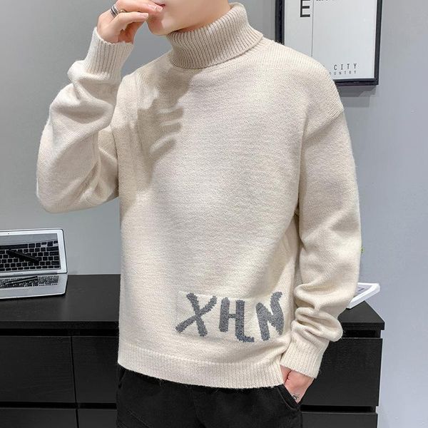 men's high collar turtleneck sweaters clothes fashion personal bottom shirt upper garment autumn winter, White;black
men's high collar turtleneck sweaters clothes fashion personal bottom shirt upper garment autumn winter, White;black