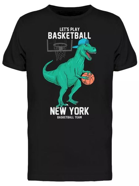 basketball player dinosaur tee men's -image by shutterstock, White;black
basketball player dinosaur tee men's -image by shutterstock, White;black