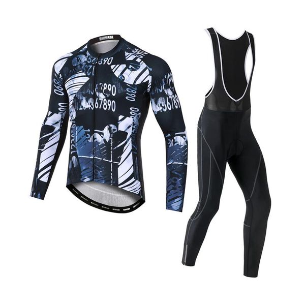 racing sets yocene men unique arrival colorful print bicycle set mountainbike clothing cycling long sleeve wear, Black;blue 
racing sets yocene men unique arrival colorful print bicycle set mountainbike clothing cycling long sleeve wear, Black;blue