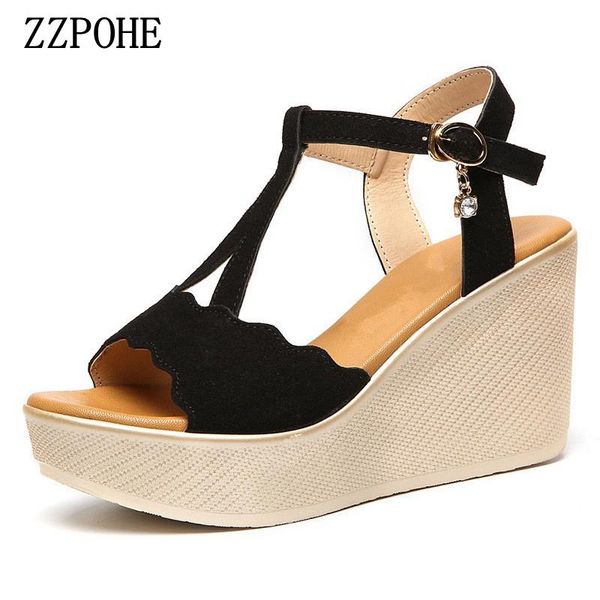 summer women fashion sandals sweet slope with comfortable wild bohemian diamond clip toe woman shoes size 34-43, Black
summer women fashion sandals sweet slope with comfortable wild bohemian diamond clip toe woman shoes size 34-43, Black