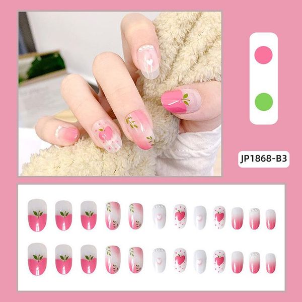 false nails 24pcs pearl inlaid nail patch round head glue type removable long paragraph fashion manicure save time mp, Red;gold
false nails 24pcs pearl inlaid nail patch round head glue type removable long paragraph fashion manicure save time mp, Red;gold