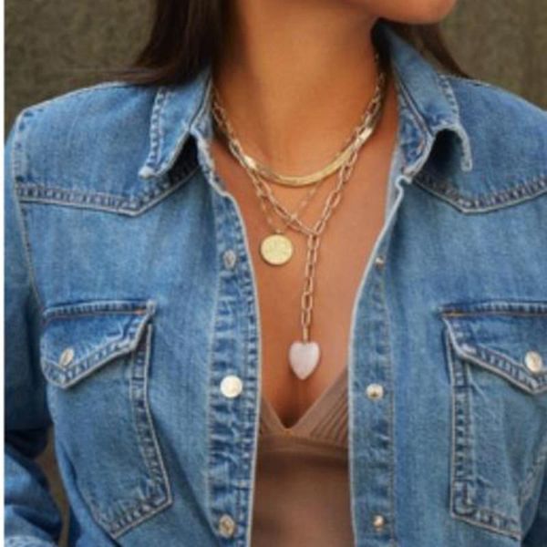 pendant necklaces 2021 european and american fashion jewelry long heart-shaped pearl retro relief disc multi-layer necklace, Silver
pendant necklaces 2021 european and american fashion jewelry long heart-shaped pearl retro relief disc multi-layer necklace, Silver