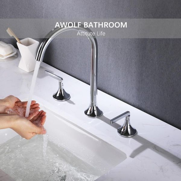 bathroom sink faucets chrome basin faucet solid brass brushed gold dual handle and cold mixer 360 degree swivel water tap ml8100
bathroom sink faucets chrome basin faucet solid brass brushed gold dual handle and cold mixer 360 degree swivel water tap ml8100