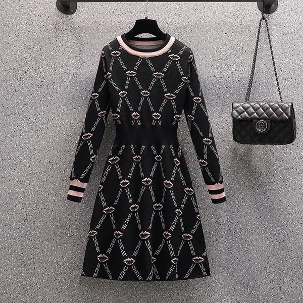 casual dresses korean fashion knitted sweater dress autumn winter slim long sleeve vintage small fragrance mini for women 2021, Black;gray
casual dresses korean fashion knitted sweater dress autumn winter slim long sleeve vintage small fragrance mini for women 2021, Black;gray