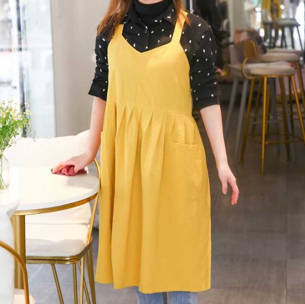aprons women cotton linen cross back apron japanese housework baking wrap with pocket florist dress solid color garden kichen
aprons women cotton linen cross back apron japanese housework baking wrap with pocket florist dress solid color garden kichen