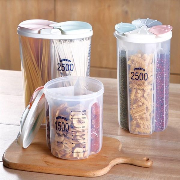 storage bottles & jars 4grids plastic kitchen cereal dispenser box rotating dry food rice container case flour grain bottle jar
storage bottles & jars 4grids plastic kitchen cereal dispenser box rotating dry food rice container case flour grain bottle jar