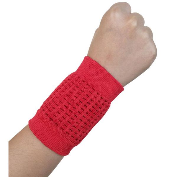 wrist support 1 piece wristbands sport sweatband hand band sweat brace wraps guards breathable outdoor sports protection, Black;red
wrist support 1 piece wristbands sport sweatband hand band sweat brace wraps guards breathable outdoor sports protection, Black;red