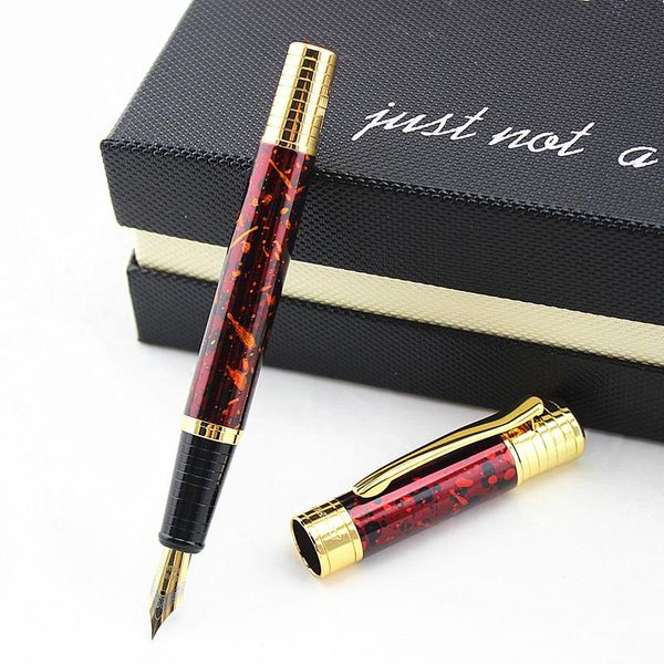 9 colors metal fountain pen with gold clip office stationery fashion 0.5mm nib writing ink pens gift
9 colors metal fountain pen with gold clip office stationery fashion 0.5mm nib writing ink pens gift