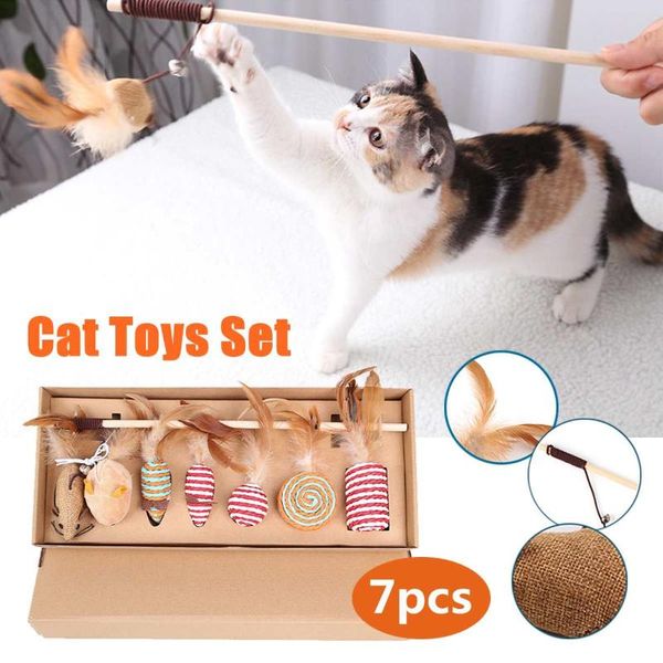 cat toys 7pcs interactive with bells elastic rod has a funny mouse rat pumpkin chick feather mascotas supplies
cat toys 7pcs interactive with bells elastic rod has a funny mouse rat pumpkin chick feather mascotas supplies
