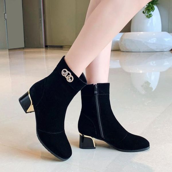 boots big size 9 10 11 12 women shoes ankle for ladies woman winter hydraulic drill side zipper, Black
boots big size 9 10 11 12 women shoes ankle for ladies woman winter hydraulic drill side zipper, Black