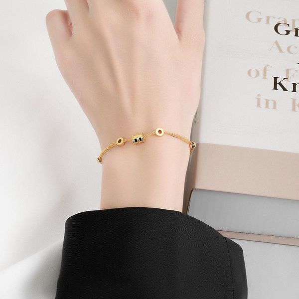 link, chain livvy silver color cylindrical shape zircon hollow round bracelet for women trendy elegant pearl wedding jewelry, Black
link, chain livvy silver color cylindrical shape zircon hollow round bracelet for women trendy elegant pearl wedding jewelry, Black