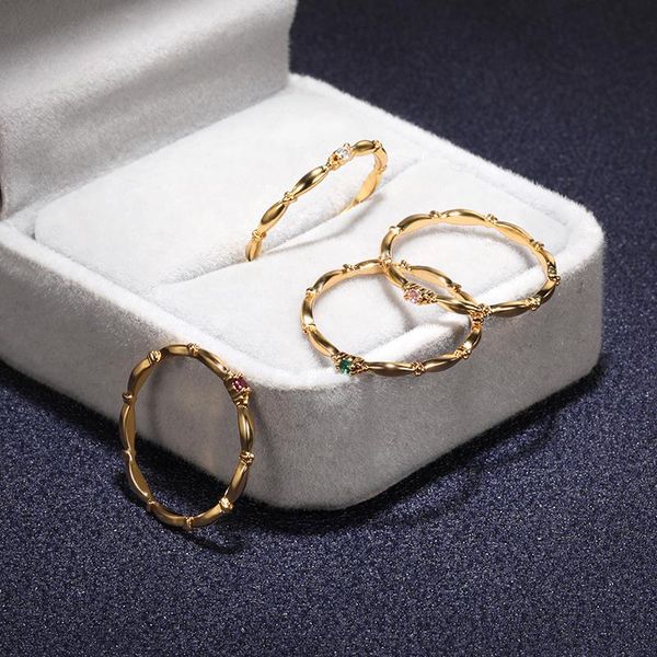 wedding rings classic twelve months birthstone ring for women girl stainless steel gold color boho fashion charm jewelry couple gifts, Slivery;golden
wedding rings classic twelve months birthstone ring for women girl stainless steel gold color boho fashion charm jewelry couple gifts, Slivery;golden