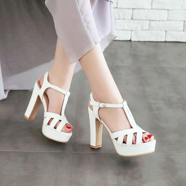dress shoes zawsthia summer woman strap hallow cut out open toe platform block high heels ladies t-strap women sandals size 33-43, Black
dress shoes zawsthia summer woman strap hallow cut out open toe platform block high heels ladies t-strap women sandals size 33-43, Black
