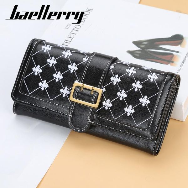 wallets baellerry wallet women cards holder simple long pin buckle clutch bag four-leaf clover mobile phone, Red;black
wallets baellerry wallet women cards holder simple long pin buckle clutch bag four-leaf clover mobile phone, Red;black