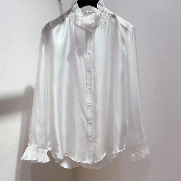 women's blouses & shirts long white shirt spring ruffles neat single breasted ladies elegant blouse mnqs
women's blouses & shirts long white shirt spring ruffles neat single breasted ladies elegant blouse mnqs