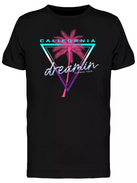 california neon slogan men's tee -image by shutterstock, White;black
california neon slogan men's tee -image by shutterstock, White;black