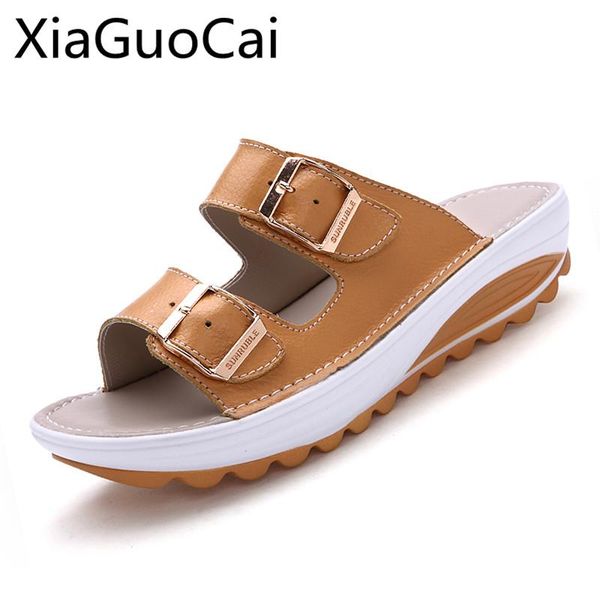 summer brand women platform sandals peep toe breathable leather for ladies wedges waterproof z560 35, Black
summer brand women platform sandals peep toe breathable leather for ladies wedges waterproof z560 35, Black