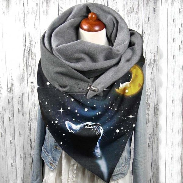 cycling caps & masks women cat print scarf gradient starry sky cotton fashion winter thick button soft wrap casual warm scarves shawls foula, Black
cycling caps & masks women cat print scarf gradient starry sky cotton fashion winter thick button soft wrap casual warm scarves shawls foula, Black